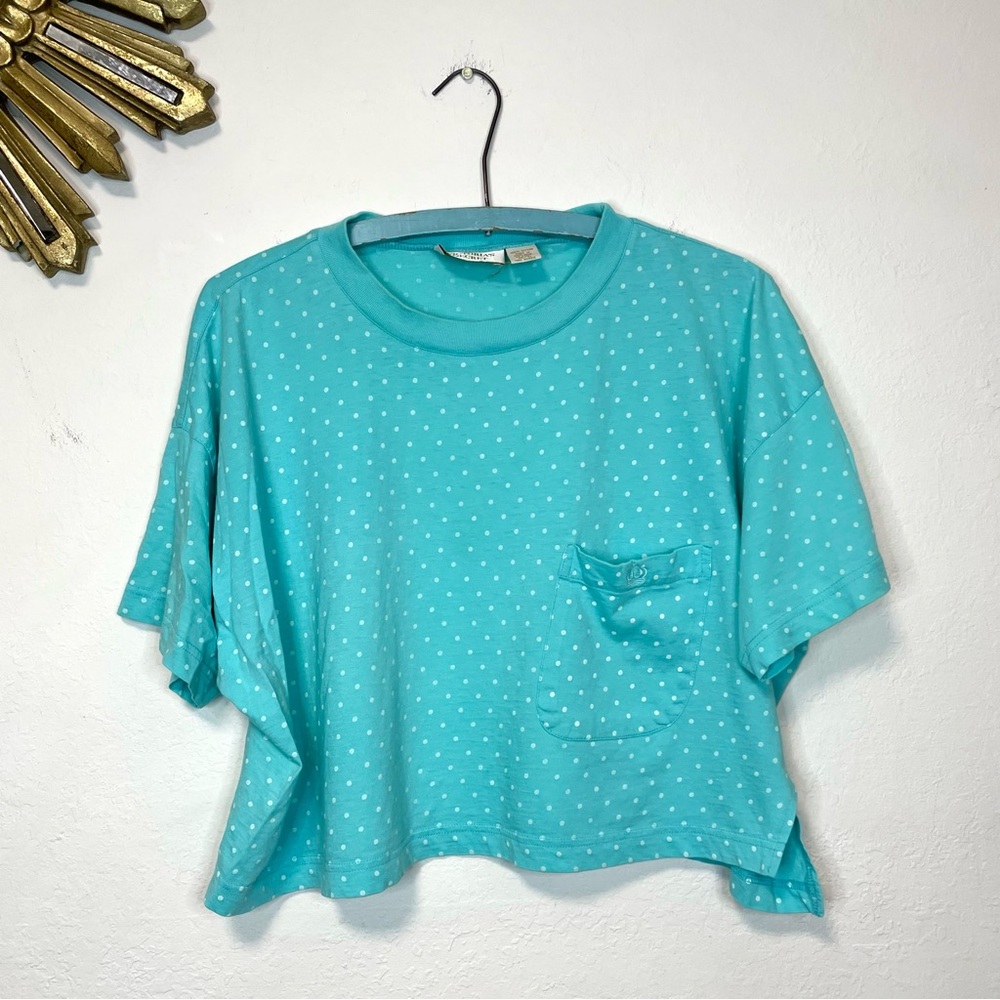 Vintage Victoria Secret Crop Polka Dot Tee Shirt